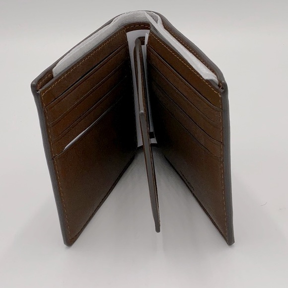 Coach Leather Compact ID Wallet - Picture 8 of 9